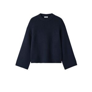 Soft Goat Women Thick Crew Neck Sweater